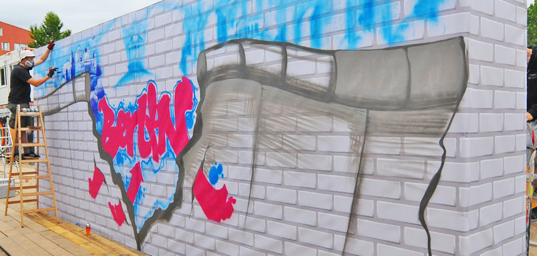 graffiti -street art requisite-exklusiv-handmade by Urban Artists für Events in ganz Deutschland