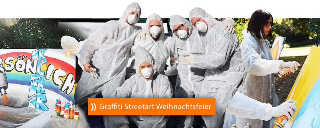 Graffiti StreetArt Weihnachtsfeier buchen bei Urban Artists