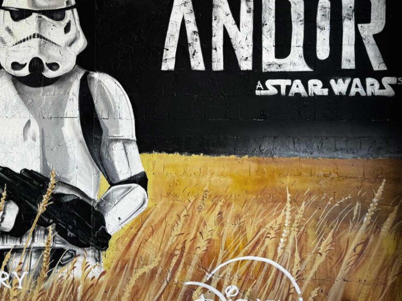 Graffiti Star Wars Andor Artwork by URBAN ARTISTS Berlin am Teufelsberg